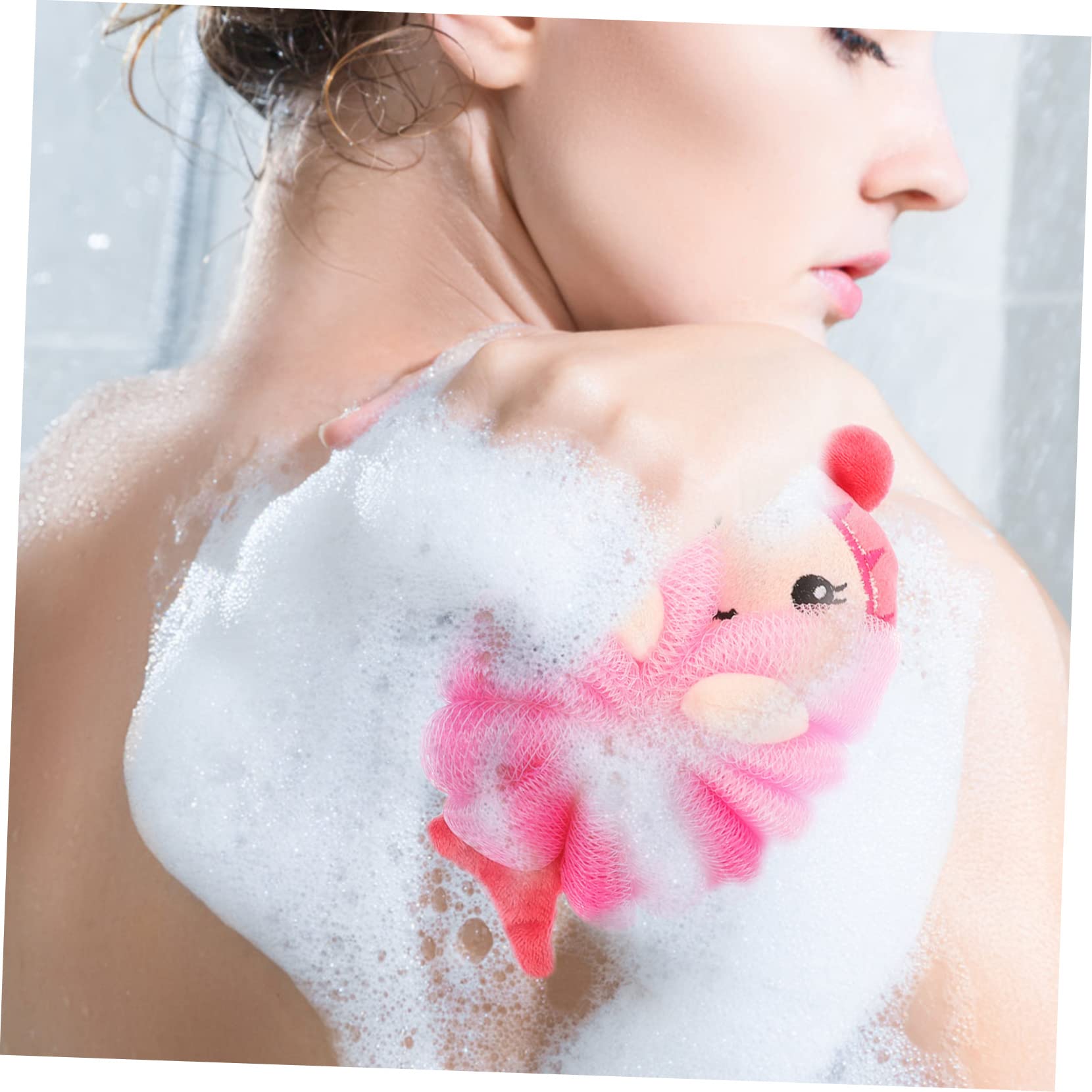 minkissy 12 szt. do kąpieli szczotka do kąpieli zwierzęta gąbki do ciała siatka piłka prysznicowa środki czyszczące Esponja para Bañarse wanna prysznic luffa piłka miękka ściereczka do kąpieli