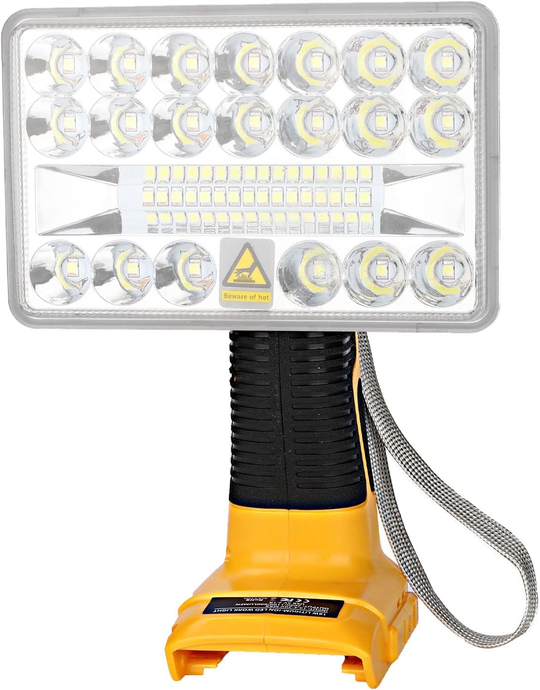For Dewalt 18V/20V Li-ion Battery LED Work Light 3/4 Inch Flashlight
