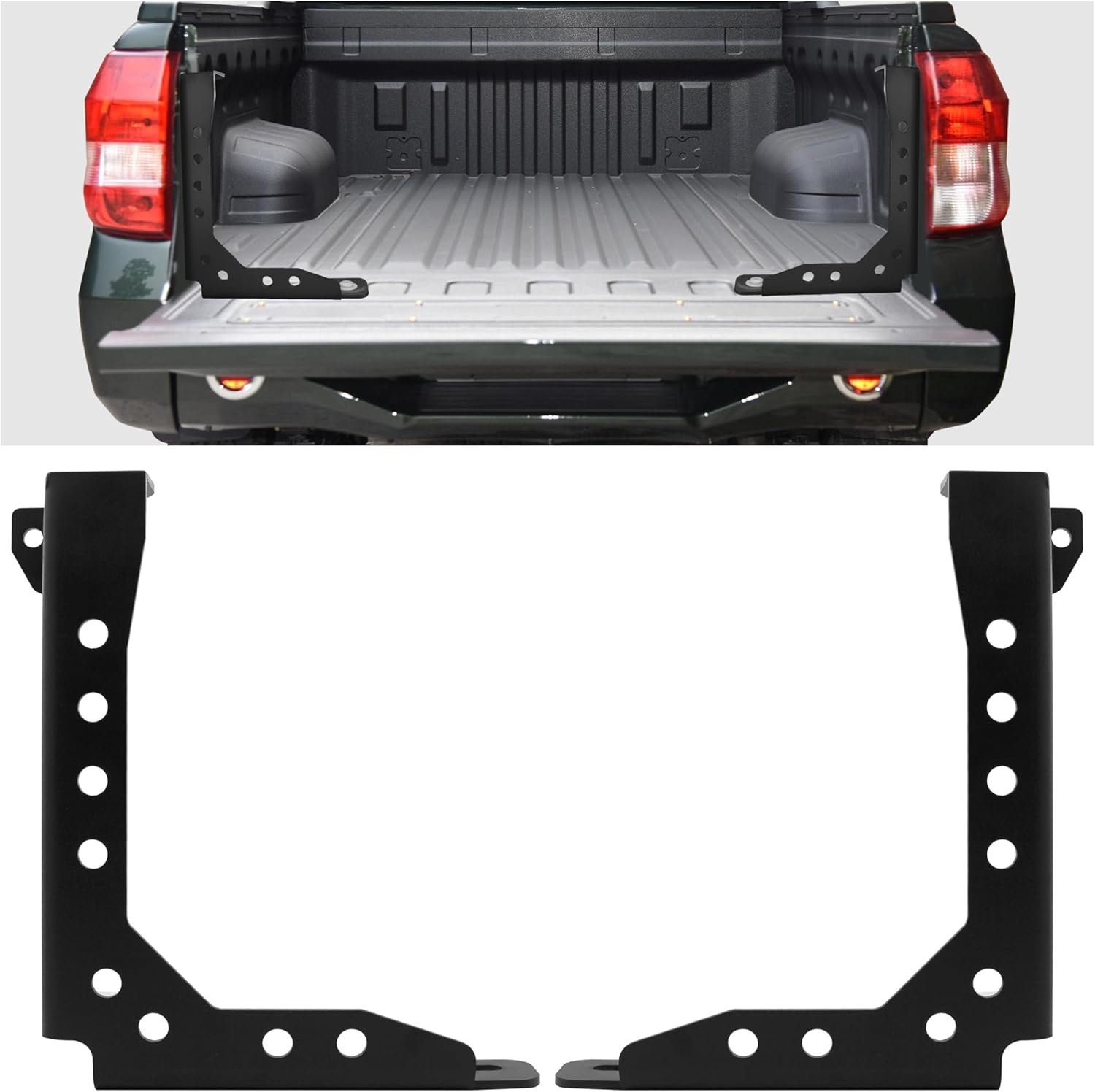 for Tacoma Bed Channel Stiffeners Support Brackets Replacement for Toyota Tacoma 2005-2023 2nd & 3rd Gen Pickup Truck ,Truck Rear Support Bracket.