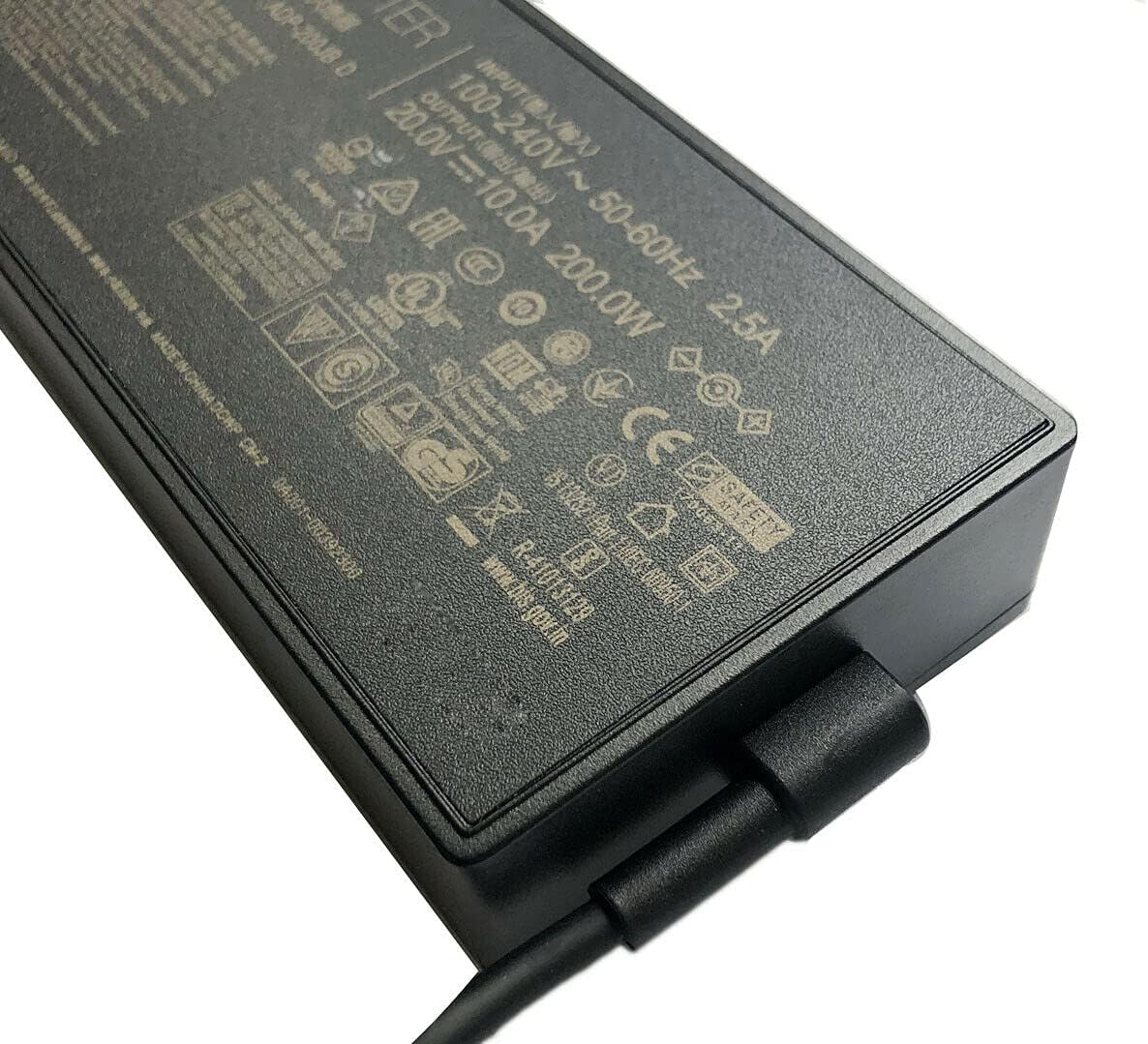 20V 10A 200W AC Adapter Charger Compatible for ASUS ROG Zephyrus G15 GA503 GA503QM GA503QS GA503QR ADP-200JB D Gaming Laptop Power Supply Adapter Cord