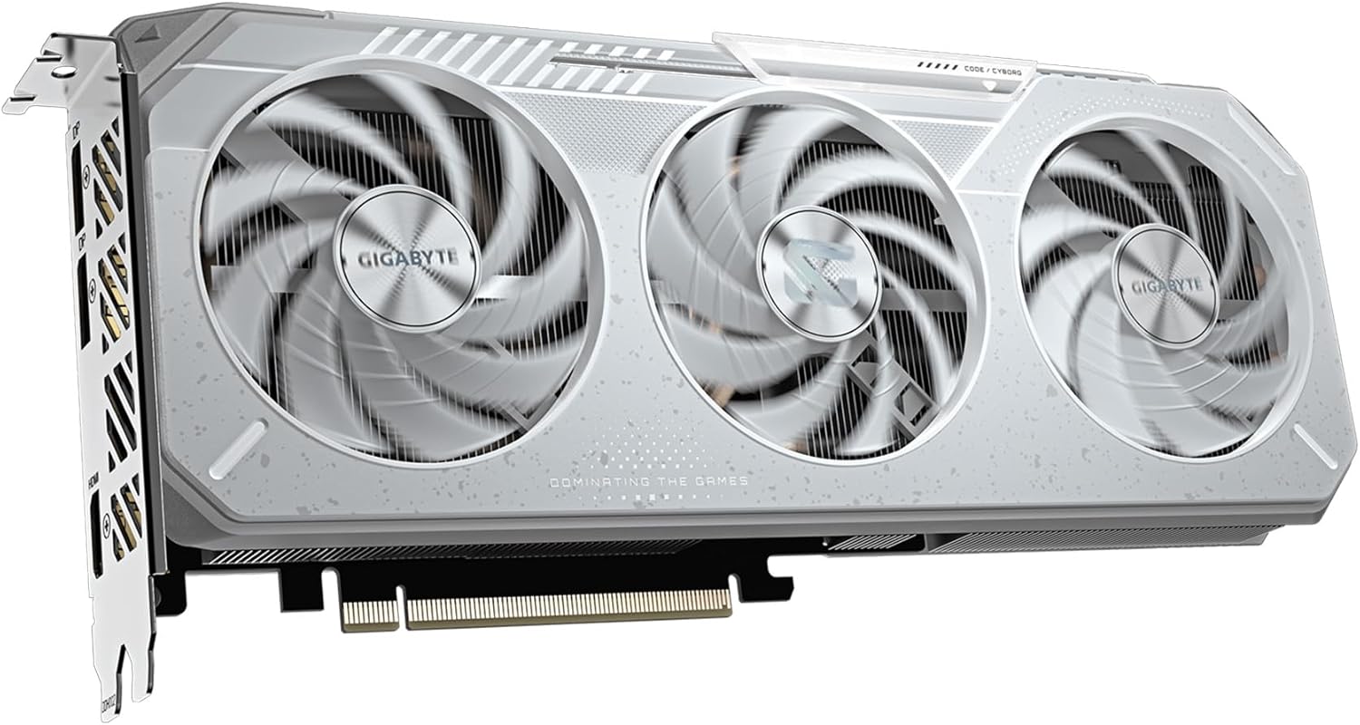 GIGABYTE Radeon™ RX 9060 XT Gaming OC ICE 16G Graphics Card (16GB GDDR6, 128-bit, PCIe 5.0, HDMI/DP 2.1, 2 Slot, Hawk Fan, Server-Grade Thermal Gel, Reinforced Structure)