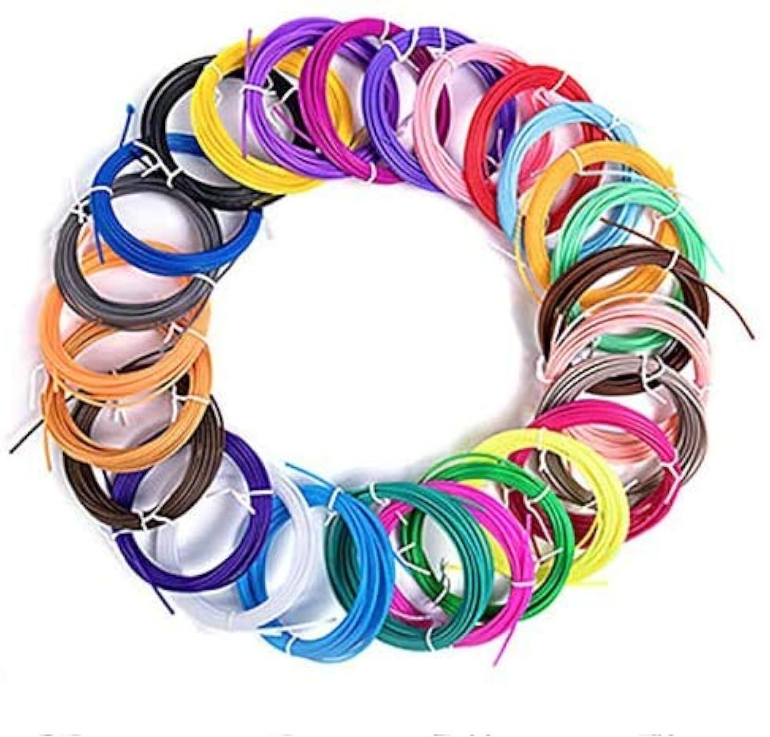 Filamento de 3D Pluma PLA 3D pluma filamento 10 colores 1,75 mm 5 metros (16.4ft) cada color Apto para Mayoría de 3D Plumas e 3D Impresoras Materiales de Impresión 3D para la 3D Pluma
