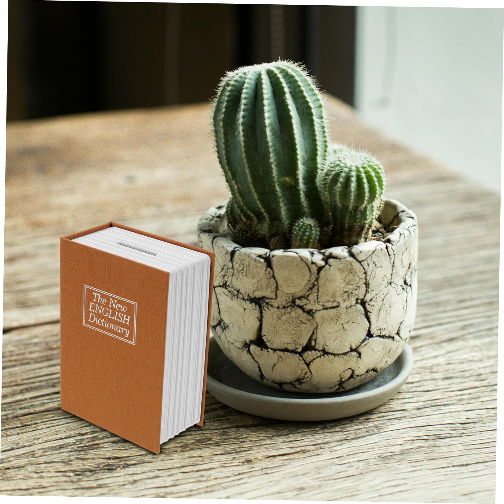 OSALADI 3piezas Caja De Ahorro Forma De Libro Con Cerradura Alcancía Creativa Para Monedas y Billetes Caja Fuerte Decorativa Para Habitaciones y Estudios
