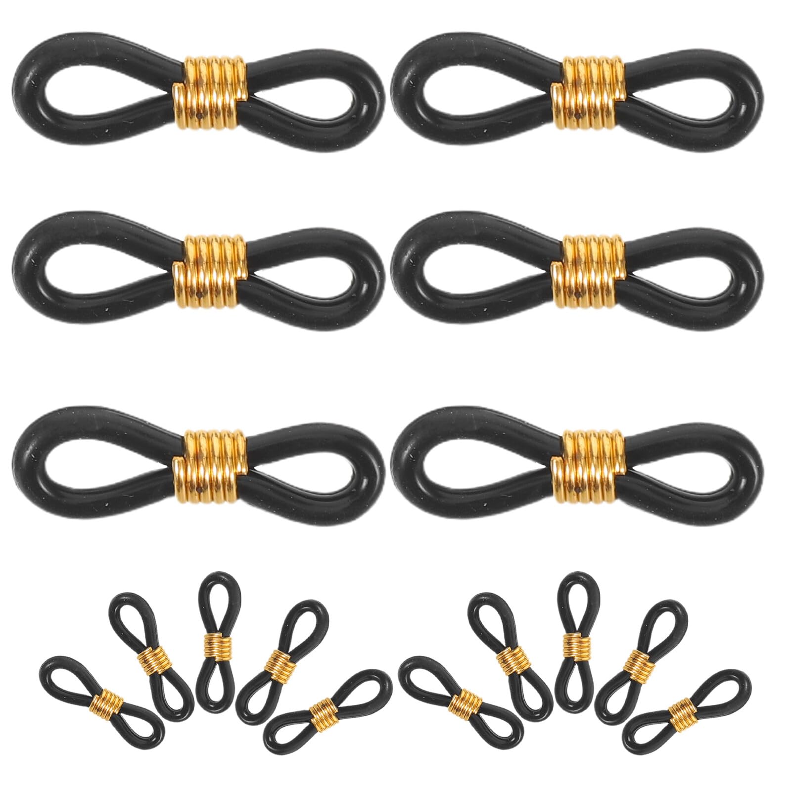 STOBAZA Poultry Leg Bands Bird Leg Correction Brace Adjustable 100pcs Black Easy to Use Soft and Gentle Made of Rubber and Metal Splay Hobble Rings for Newborn Chicks and Ducks