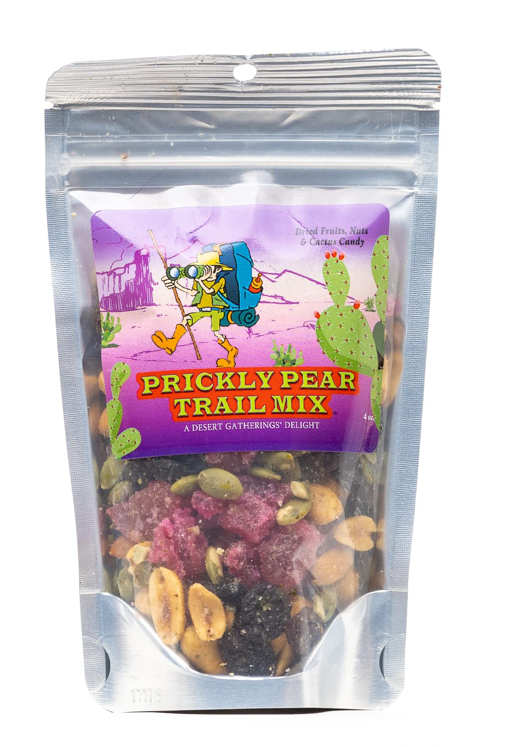 Buy Desert Gatherings Prickly Pear Trail Mix Dried Fruit, Almonds, Pepitas, Peanuts, Cashews