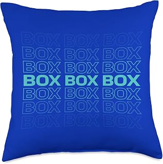 Box Box Box Race Week Motorsport Fanatic Racing Day Throw Pillow