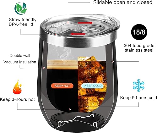 Miniatura 6 de joytumbler Regalos de boda de 10 aniversario para pareja, esposa, marido, regalos para boda, decoración de aniversario de diez años, regalos de