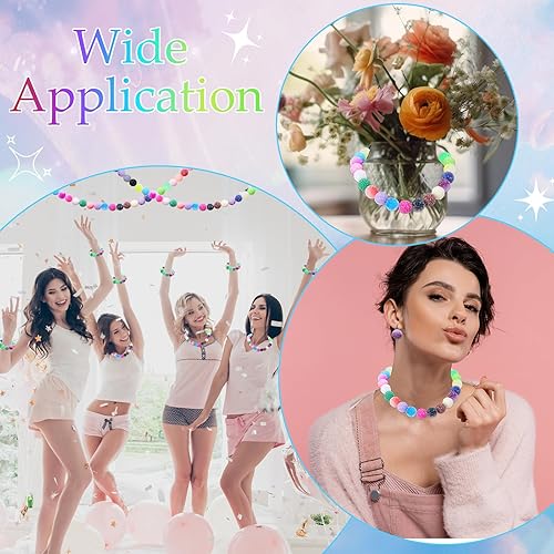 Miniatura 6 de 80 cuentas de diamantes de imitación para bolígrafos, hacer joyas, cuentas de azúcar para pulseras, bolas redondas de discoteca, chicle, cuentas de