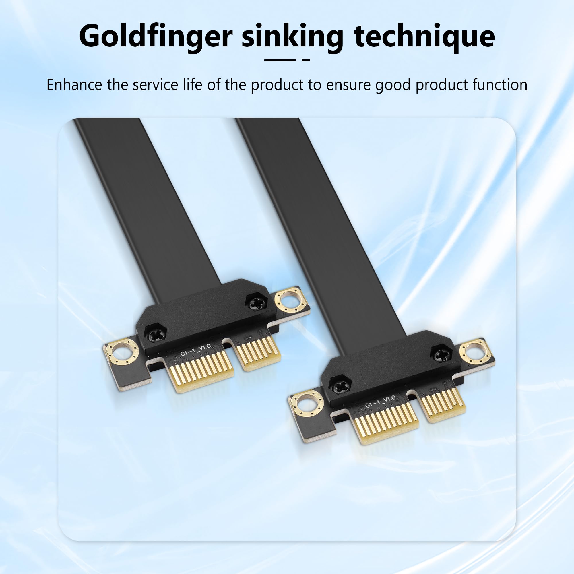 Scheda Riser PCI-E 1X A 8X A 90° – Adattatore Angolare Per Server 1U E Mini PC, Connettore Maschio 1X A Femmina 8X