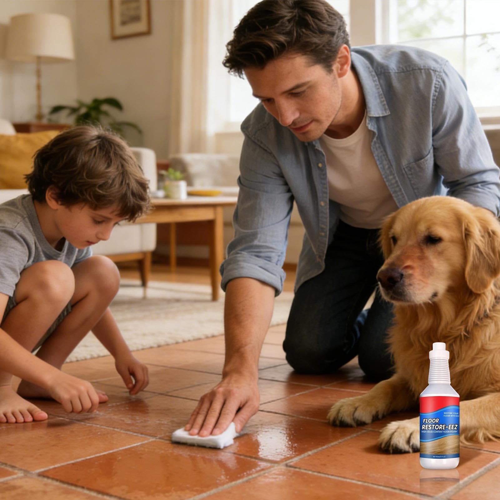 Floor Restore Eez, 150ml Solution De Restauration Des Sols, Rénovateur Pour Sols En Bois, Liquide Rénovation Floor, Agent Protection Floors Nettoyant Réparateur Anti-Rayures Pour Parquets Stratifiés