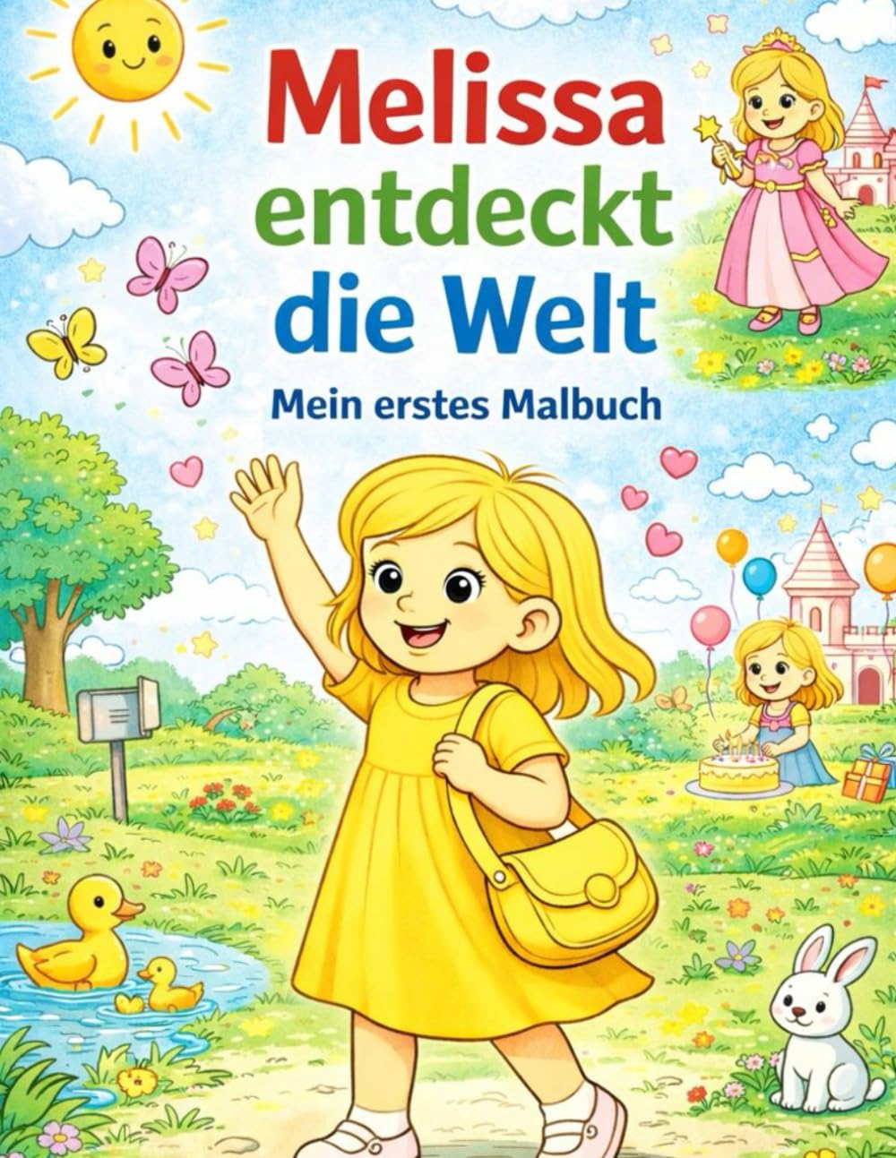 Melissa entdeckt die Welt - Mein erstes Malbuch