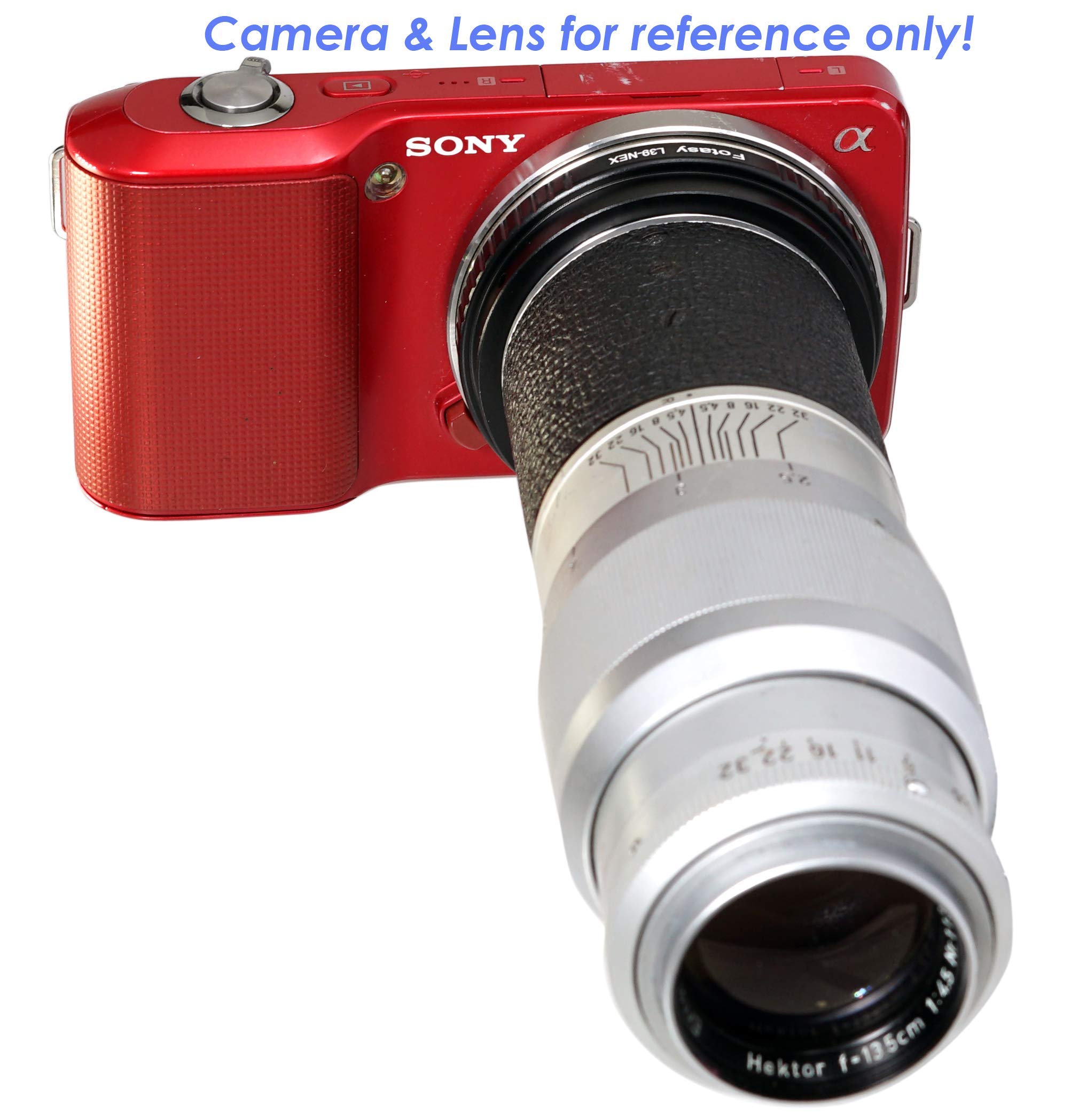 Amazon.com : Fotasy Copper Adjustable Leica M39 Lens to E Mount