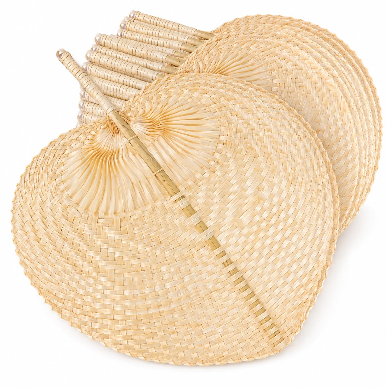 Detalles Boda para Invitados, Pai Pai Bambú Ratán 26 x 20 cm (25) | Pai pai de ratán natural fabricado a mano, ideal como detalle original para bodas y eventos de verano.
