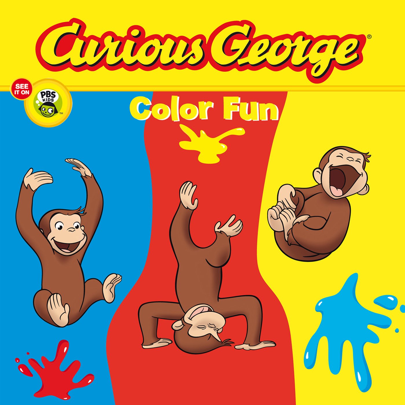 Curious George Color Fun (CGTV Read-aloud): A Colorful Journey for Kids Featuring Everyone's Favorite Curious Monkey      Kindle Edition with Audio/Video