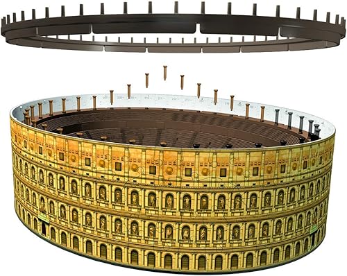 Miniatura 4 de RAVENSBURGER 4005556111480 Coliseo iluminado 216 piezas rompecabezas 3D para niños