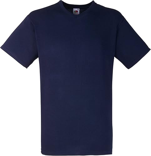 Miniatura 7 de Fruit of the Loom Camiseta con cuello en V para hombre, marino