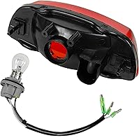 Vista 4 de Caltric Luz trasera de freno trasero compatible con Suzuki LT-F250 LTF250 Ozark 250 2X4 2002 2003 2004