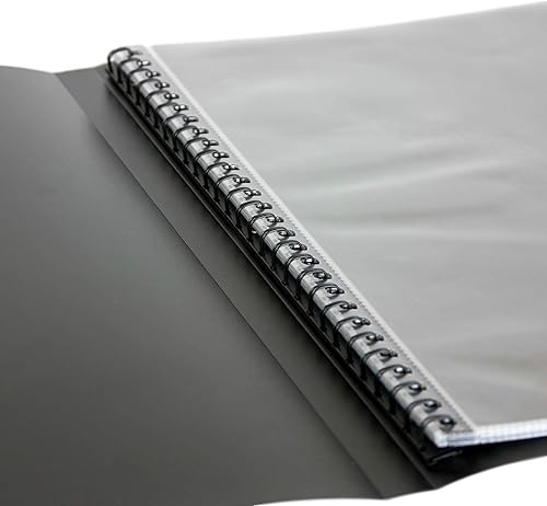 Miniatura 2 de Florence - Carpeta multianillos plateada de 5 x 7 pulgadas con 10 protectores de hojas sin ácido