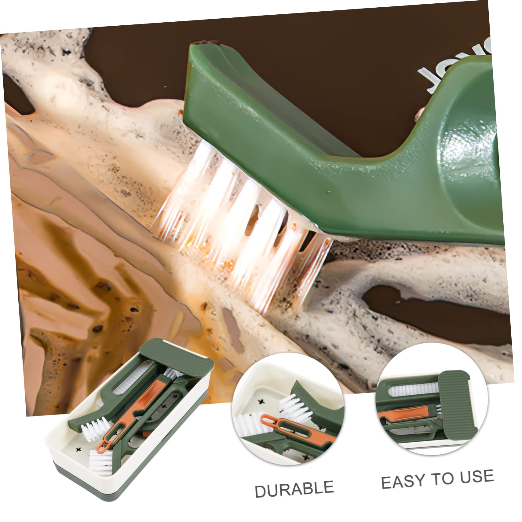 Set Spazzole Per Pulizia Fessure Finestre Angolo Controsoffitto Strumento Pulizia Spazio Piccolo Delle Fessure Delle Porte E Cassetti