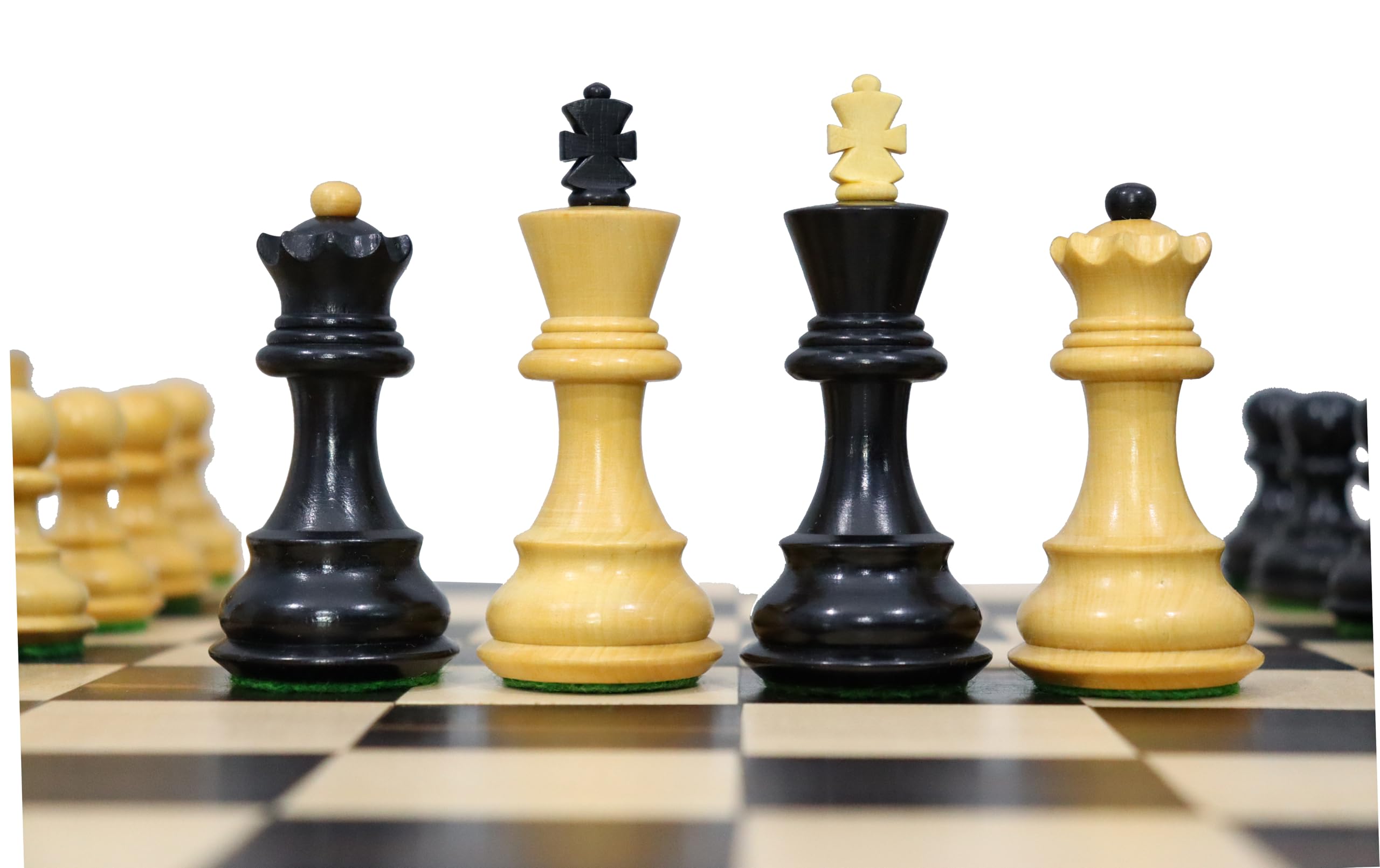 Russisches Schachfiguren-Set aus Zagreb, 7,6 cm, luxuriöses, einzigartiges Schachspiel aus Ebenholz, bestes Geschenk für Sie oder ihn, Schach Moskau