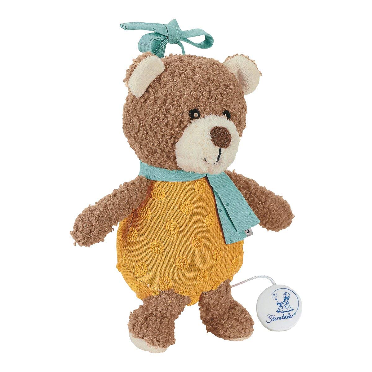 Sterntaler- Carillon, Peluche Orsetto Ben, Meccanismo Musicale sostituibile, Taglia: S, Colore Marrone, S, 6002002
