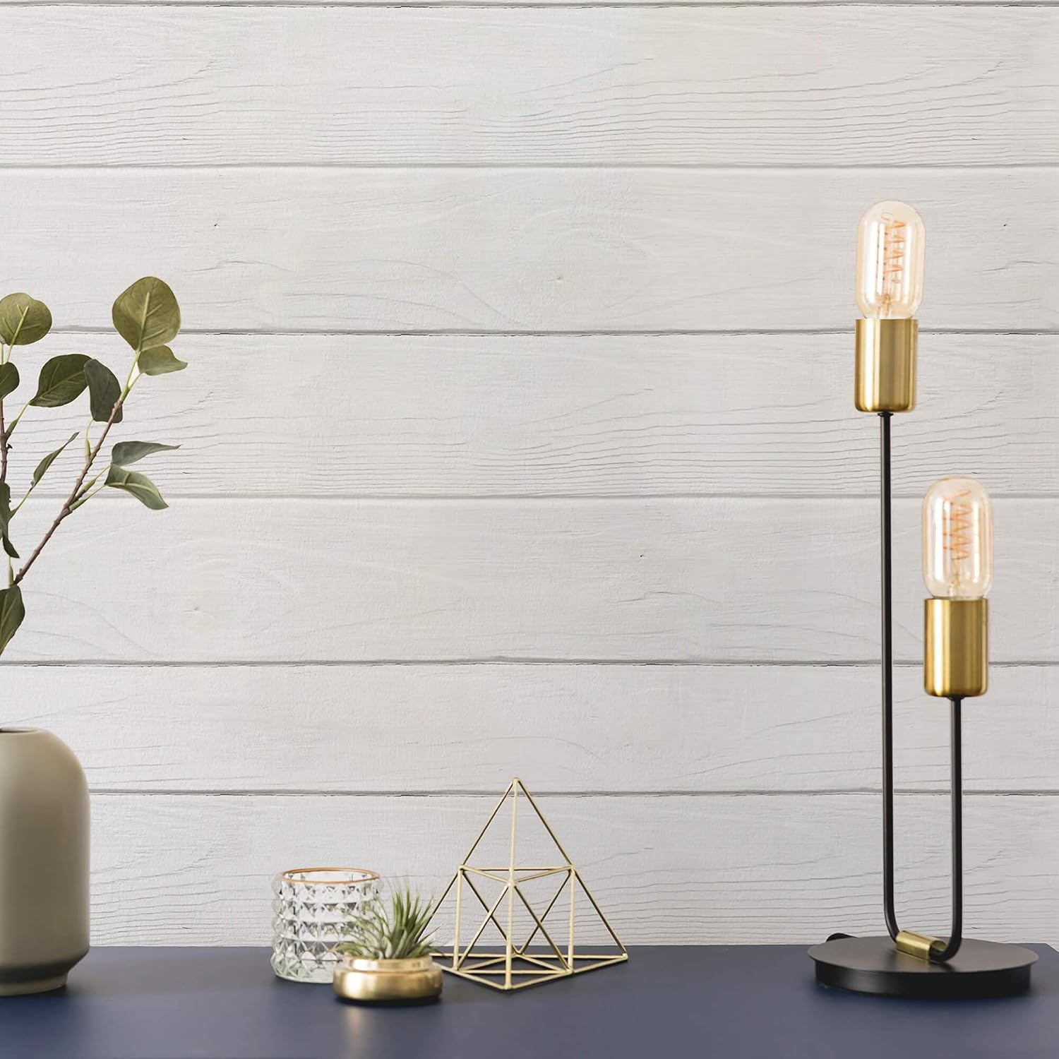 SpeedWallpaper Black and White Shiplap Peel and Stick Removable Wallpaper 5005