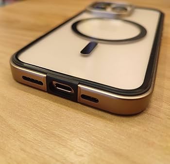 Capa Metálica Magnetica para iPhone 16 Pro Max, Titânio Desert