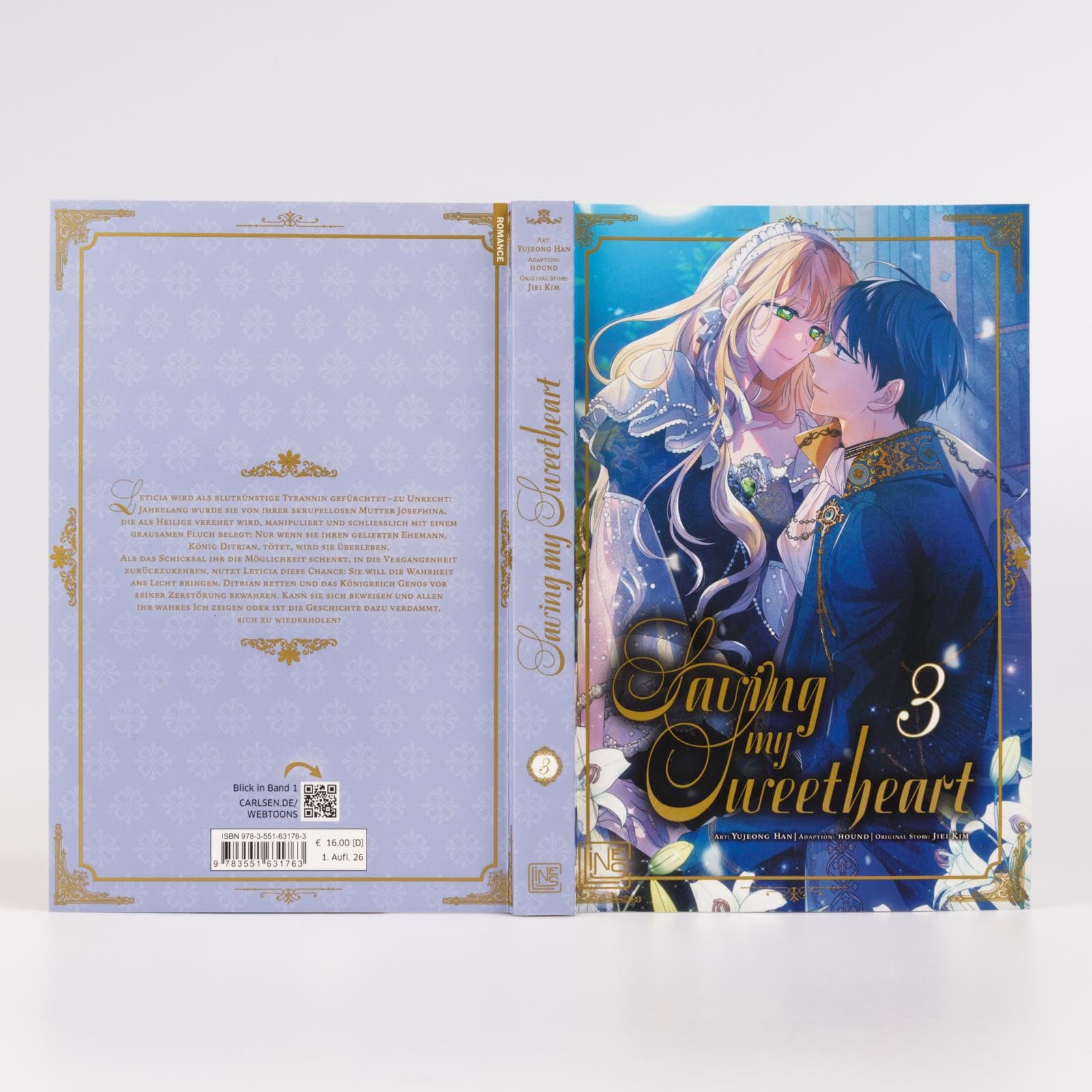 Saving my Sweetheart 3: Romantischer Zeitreise-Fantasy-Manhwa über die Liebe einer Prinzessin unter einem tödlichen Fluch – limitierte Auflage mit Photocard
