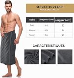 Utopia Towels - 4 Piece Bath Towels Set (69 x 137 CM) - Premium 100% Ring Spun Cotton - Quick Dry, Highly Absorbent, Soft Feel Towels, Perfect for Daily Use (Grey) - 2