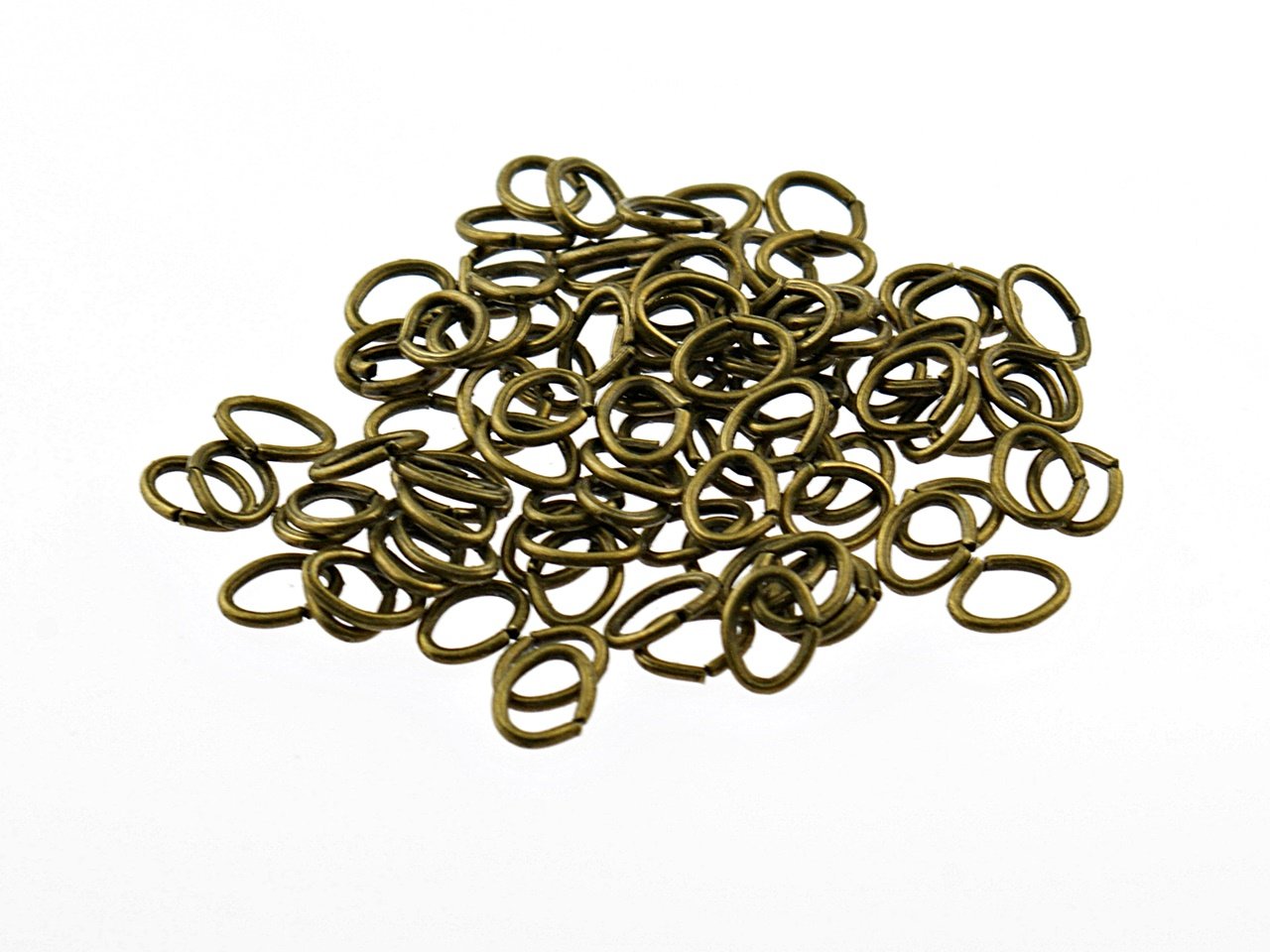 Vintageparts Anelli Aperti In Acciaio Inox 304 Per Gioielli Fai Da Te - 50 Pezzi, Diametro 10 Mm