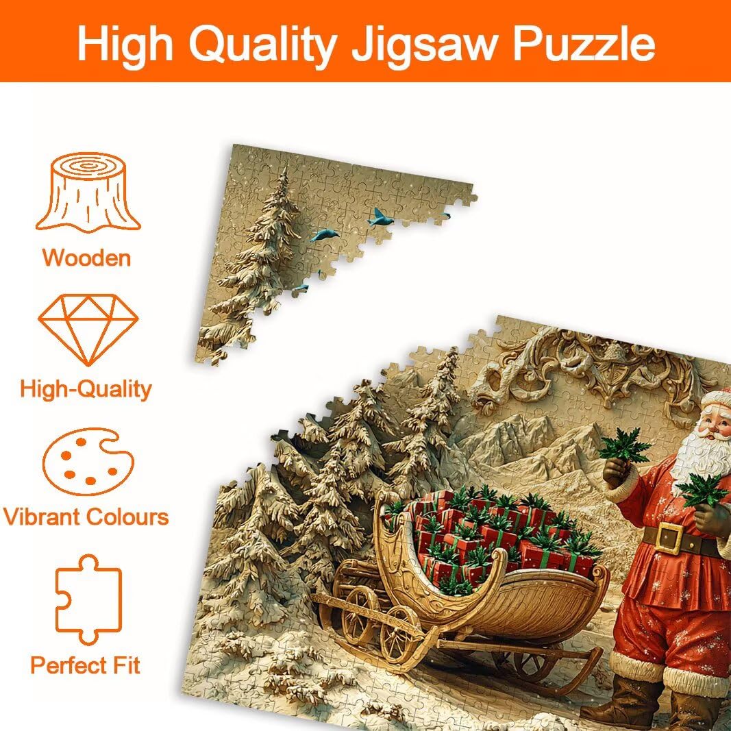 Puzzle Natale, Puzzle 2000 Pezzi Adulti per Decor, Regalo Donna/Uomo -8768