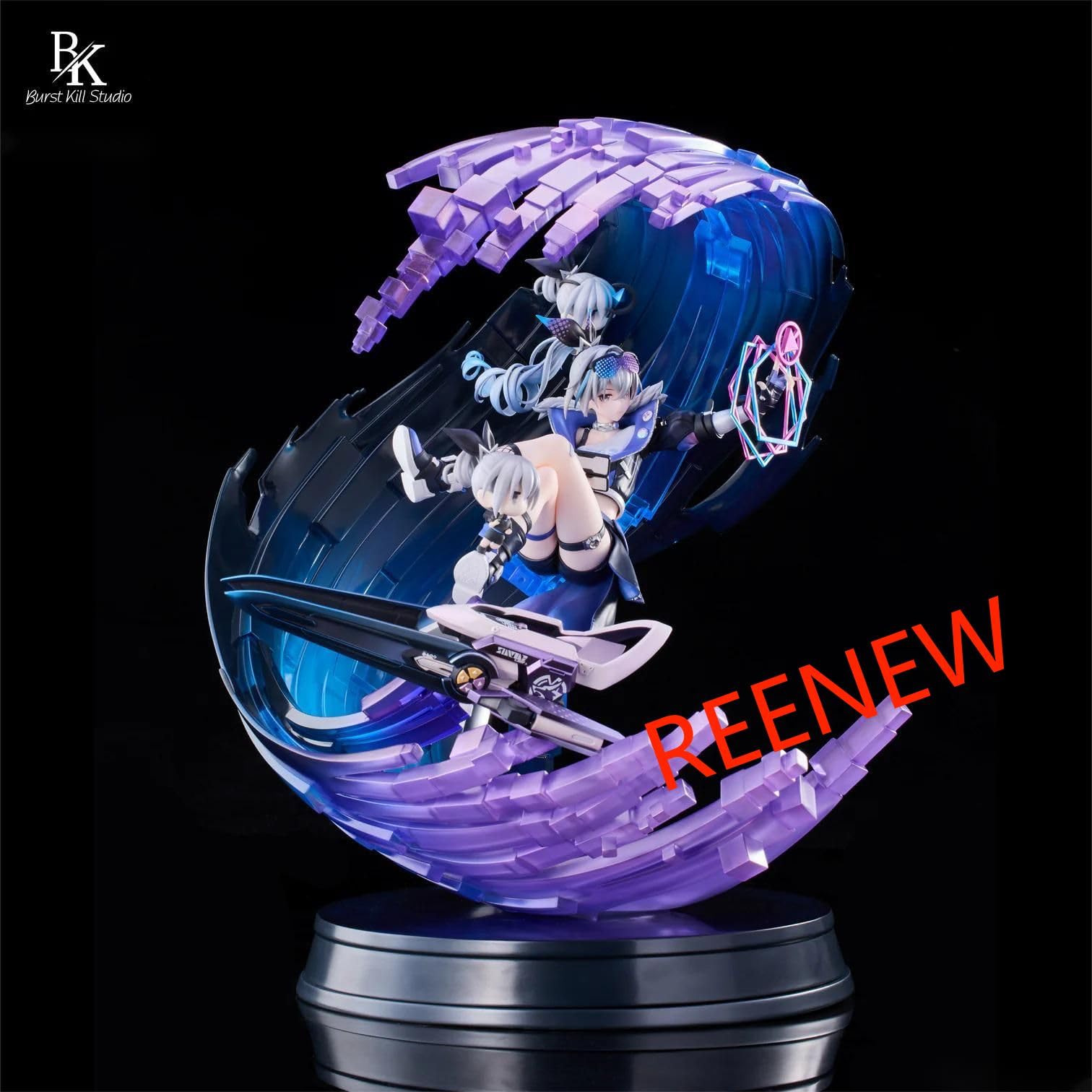 Amazon.co.jp: REENEW Silver Wolf Figure, Base of Garage Kit Scene