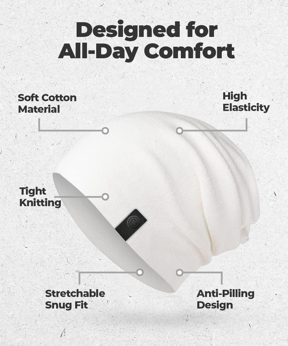 Warm Slouchy Beanie Hat - Deliciously Soft Daily Beanie in Fine Knit - Image 4