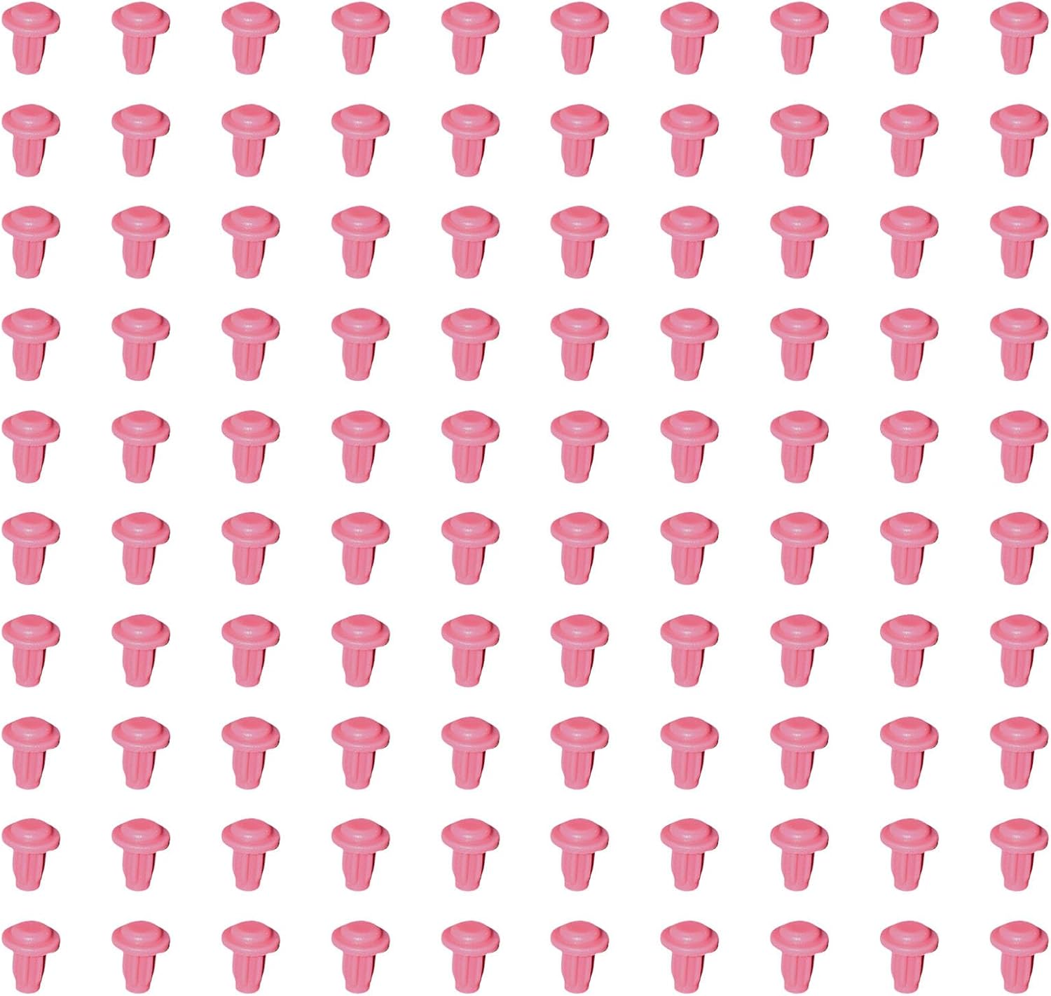 100pcs Anti-Collision Recessed Cabinet Door Bumper Non Slip Silicone Foot Pad Hole Plug Fastener Furniture Accessories