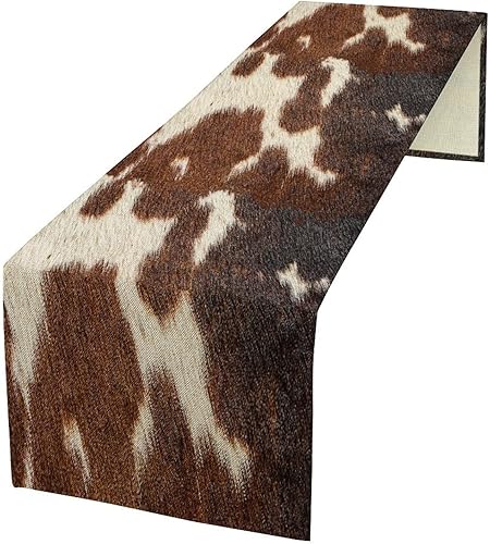 Miniatura 41 de Camino de mesa retro de los años 70, estilo vintage, arte abstracto moderno, verde, bohemio, espiral, ondas, granja, campo, cena, para el hogar,