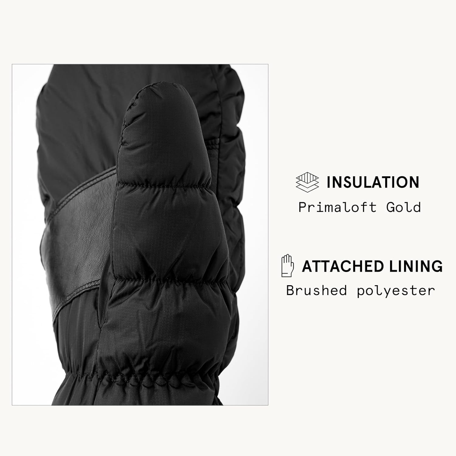 Hestra Moon Mitt, Heavily Insulated Long Cuff Mitten for Alpine Skiing, Snowboarding, Cross Country Ski & Snowshoeing - Image 5