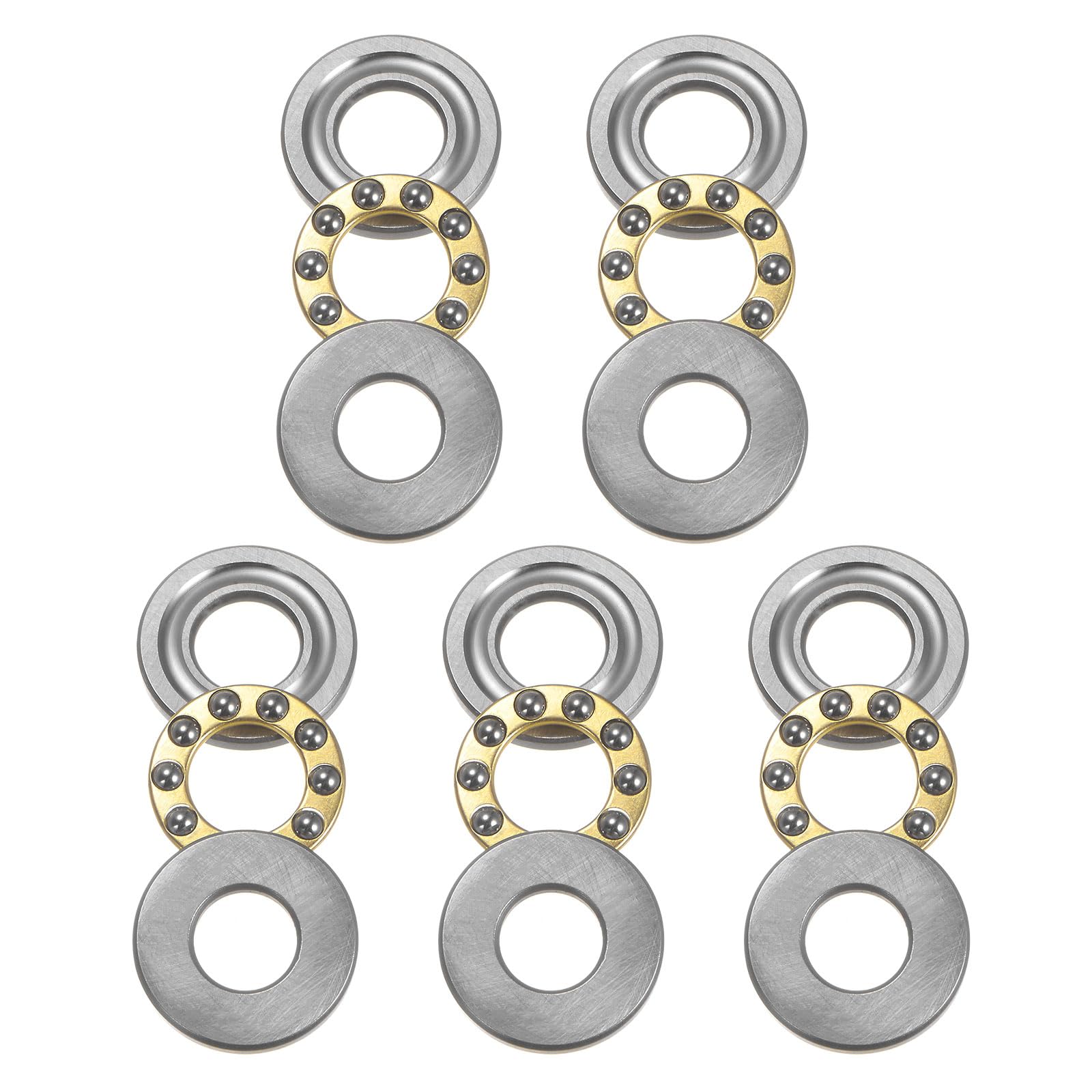 20 Cuscinetti A Sfera 5x11x4mm In Acciaio Cromato, Guarnizioni In Gomma, SACKORANGE