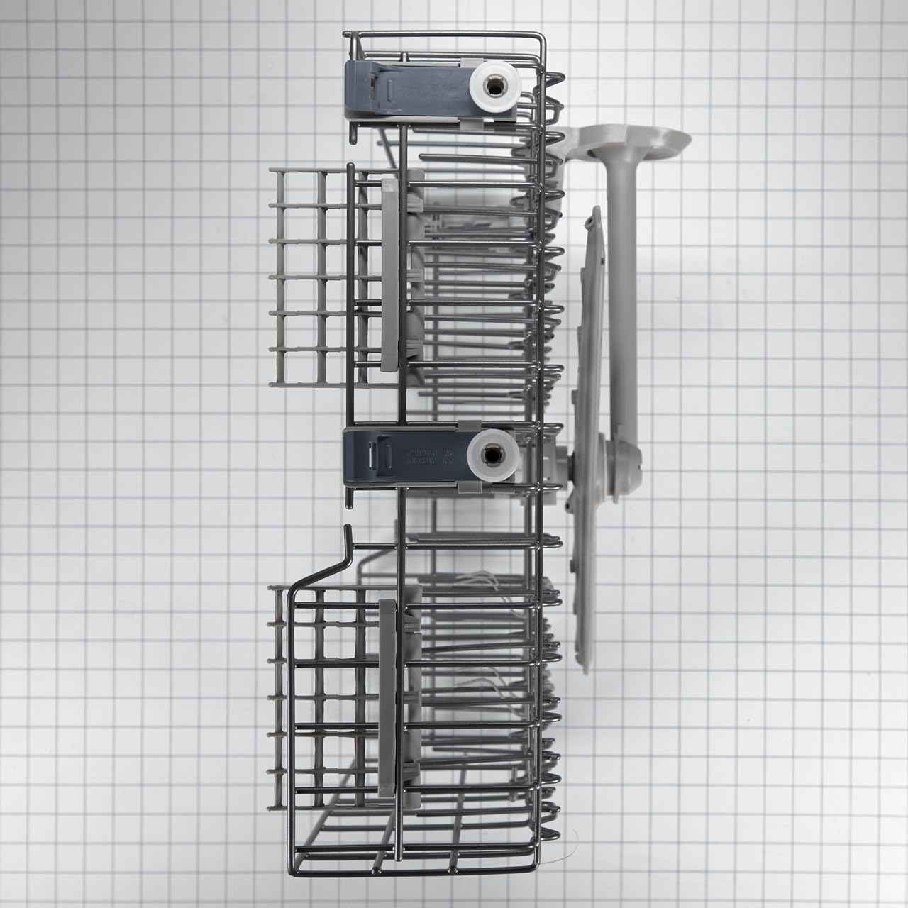 Whirlpool WPW10253040 OEM Upper Dishwasher Rack, Silver