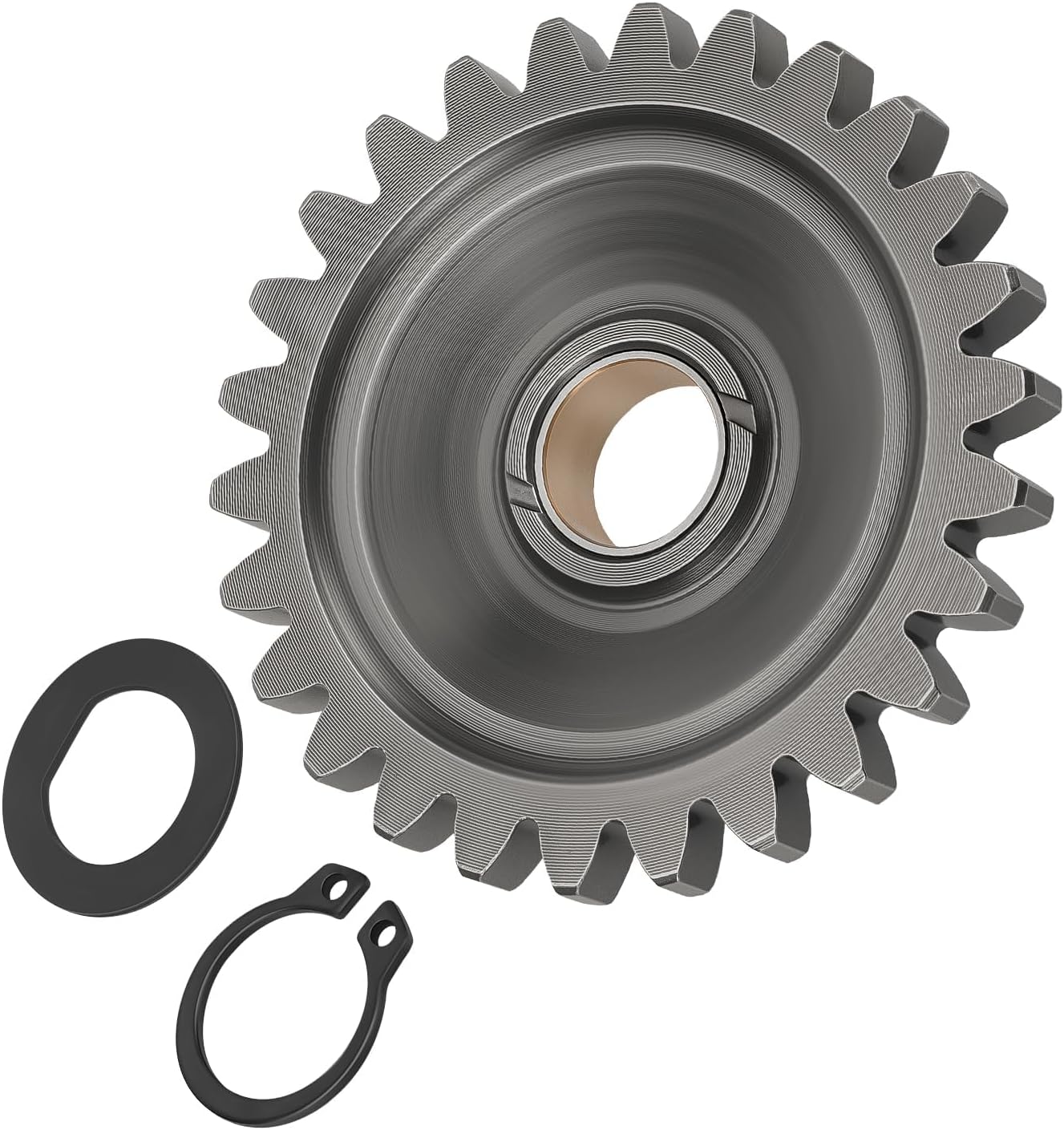 JAVIK Kick Idle Gear With Washer Circlip For Yamaha Banshee 350 YFZ350 1984-2006 RZ350 1984-1985 O.E.M# 4L0-15651-00-00