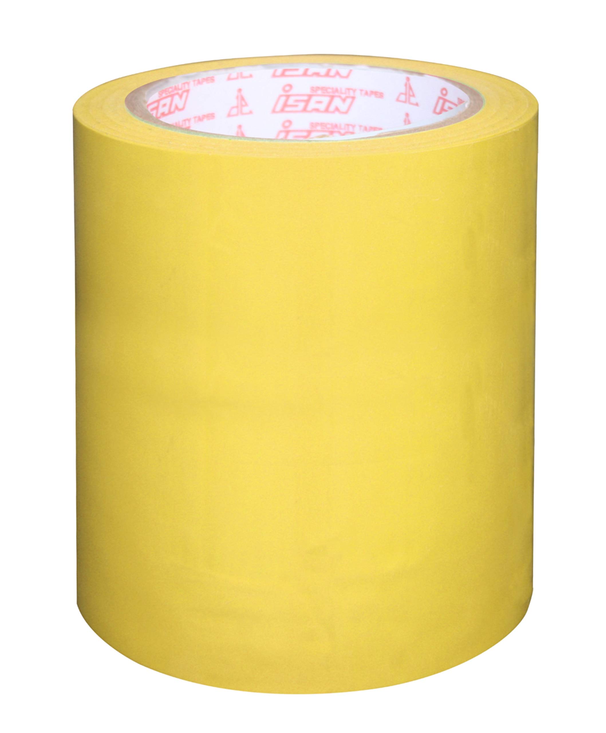 ISAN® YELLOW Vinyl Floor Marking Tape 144mm (6" Approx) Width X 15Mtr Length, PVC, Non-Abresive (1 Pc)-image-12