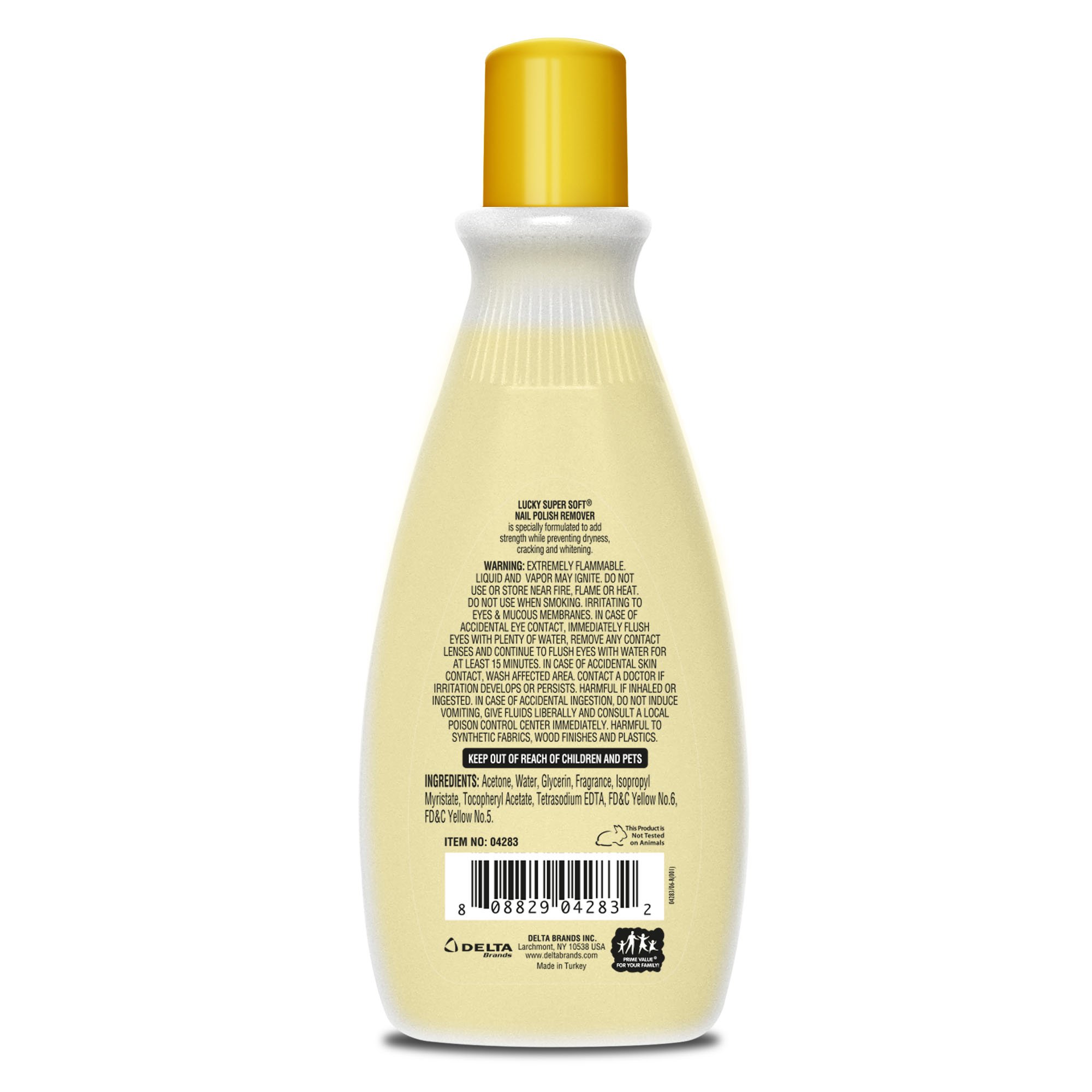 Amazon.com : Lucky Super Soft Nail Polish Remover, Lemon Scent, 8