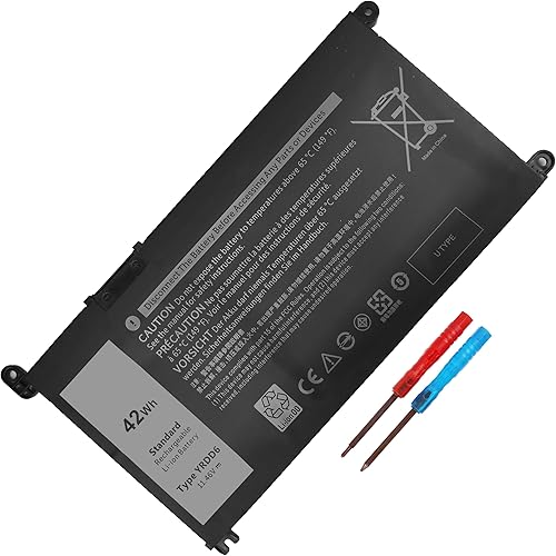 Miniatura 2 de YRDD6 42WH - Batería para portátil Dell Inspiron 14 5480 5482 5485 5493 15 3501 3583 3584 3493 3593 5585 5590 5593 5481548254999993 1 55991 7586