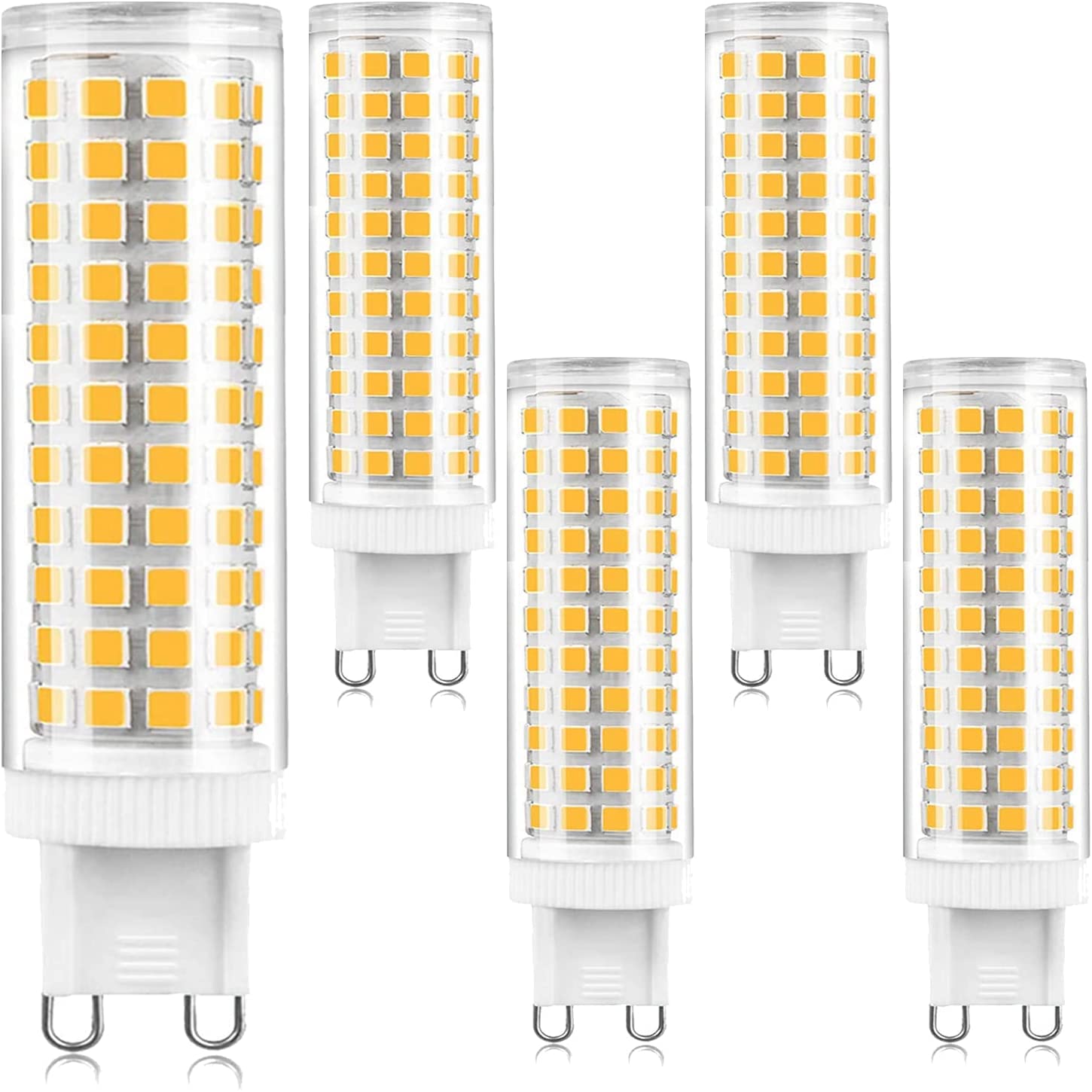 Ampoule LED G9 dimmable 15W 1500LM blanc chaud pour lustre lot de 6