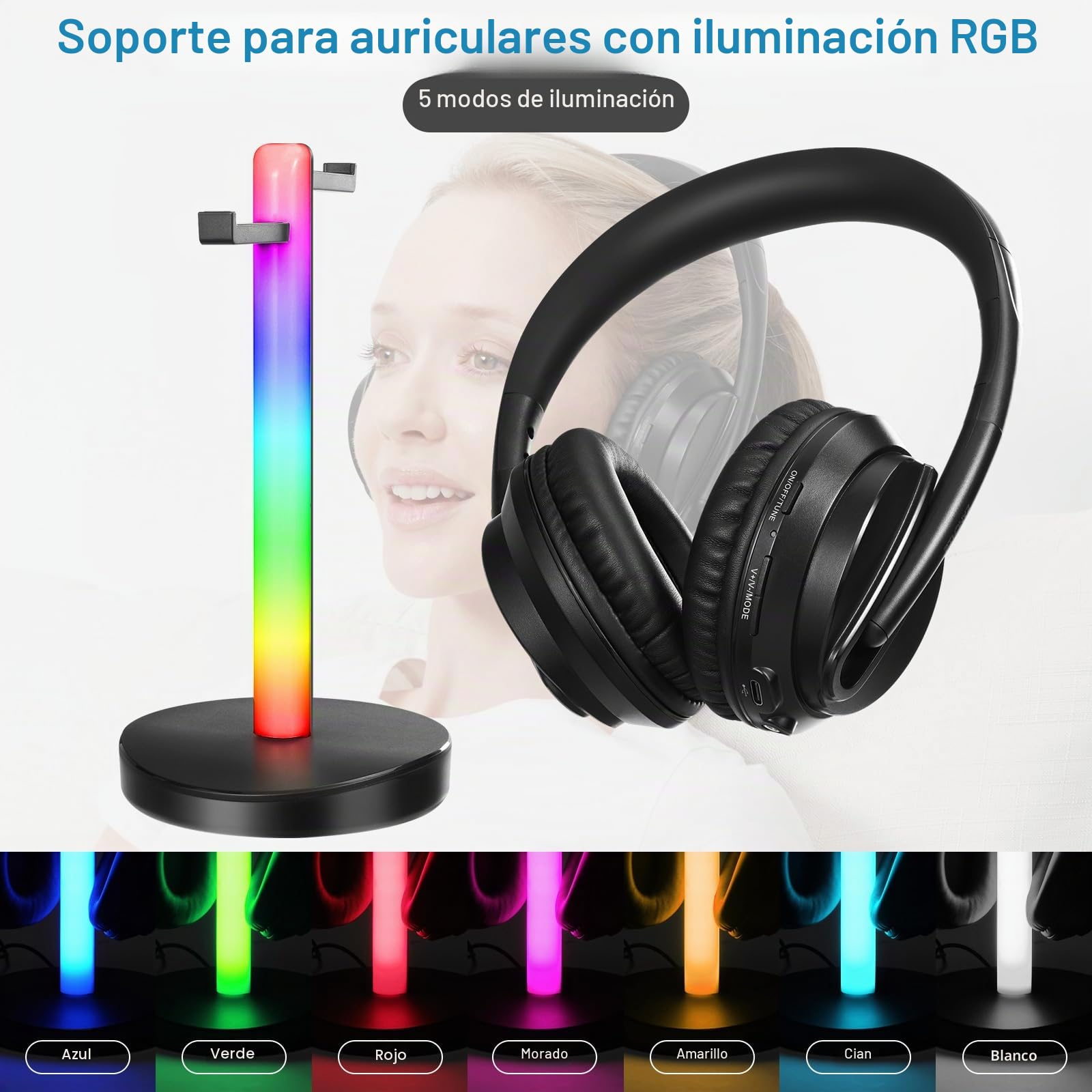 Cascos Inalámbricos para Televisióncon Transmisor de RF