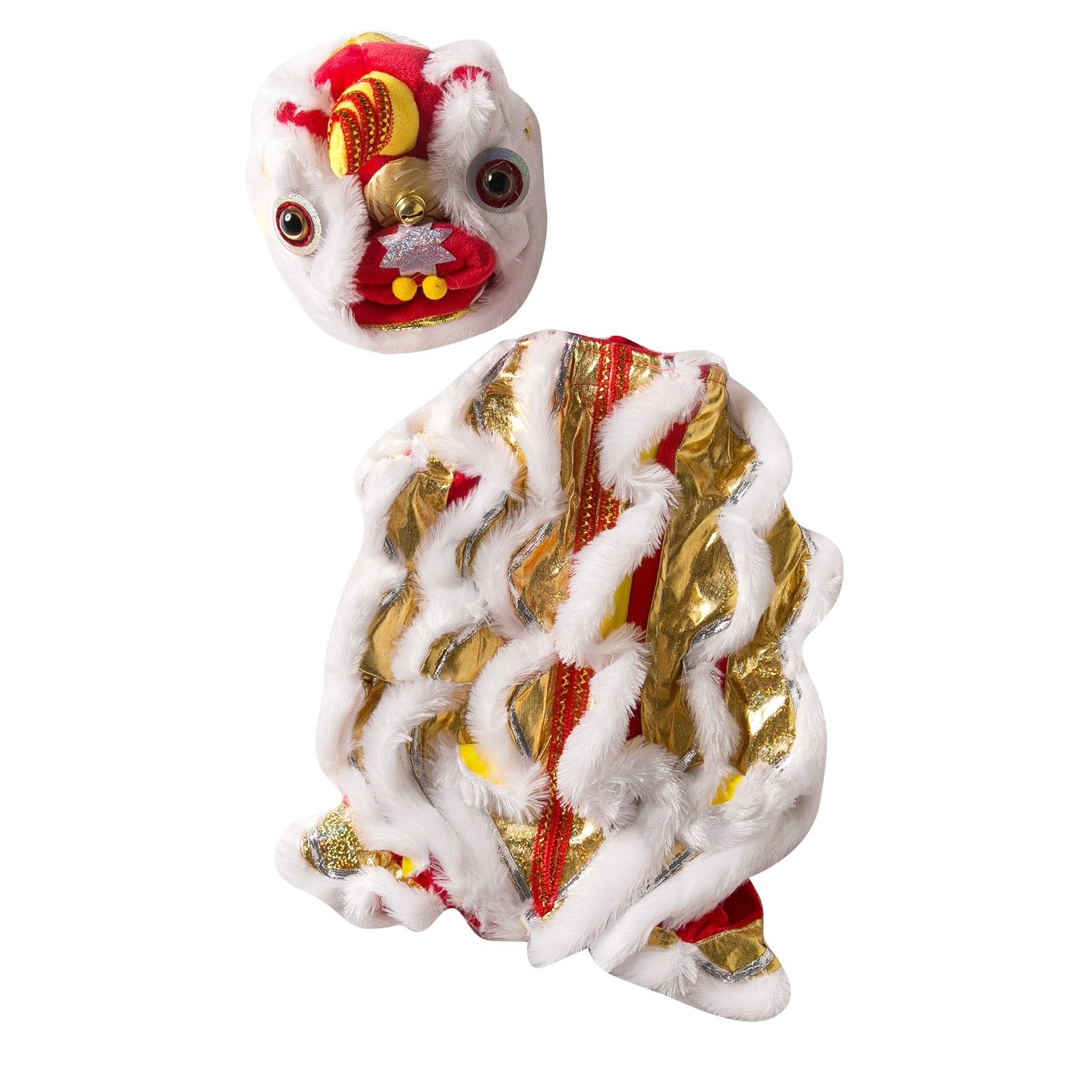 Costume de danse blanc pour chat et tenue chaude d'hiver taille M