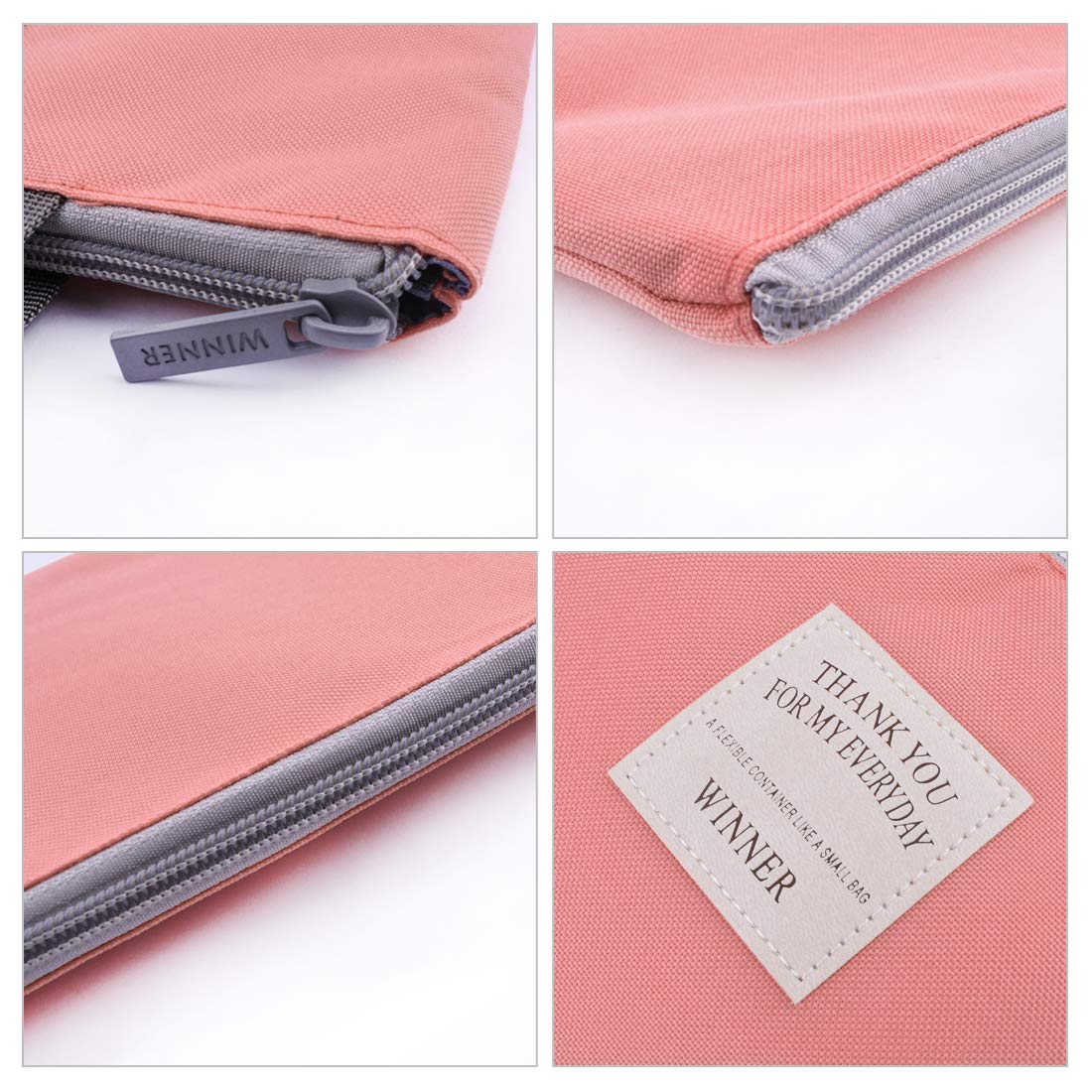 iSuperb® Organiseur de documents A4 avec support pour iPad, sac étanche et spacieux pour homme et femme (rose)