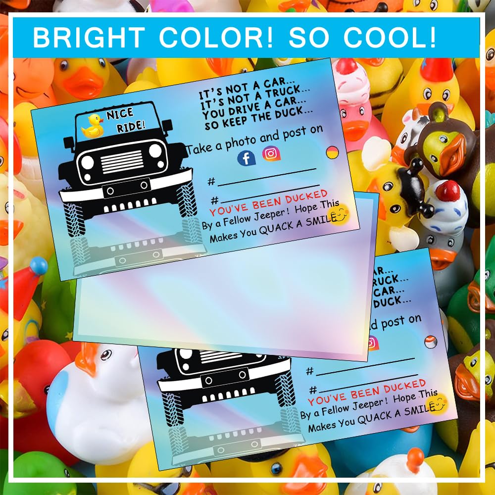 Duck Tags, You've Been Ducked - Tarjeta De Juego De Pato, Paquete
