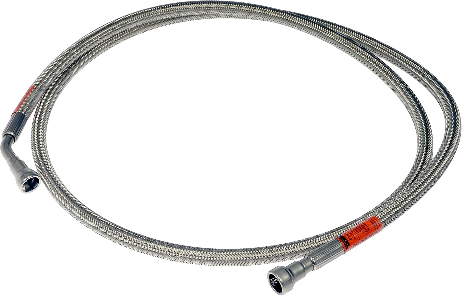 Dorman 819-002 Front Flexible Stainless Steel Braided Fuel Line Compatible with Select Chevrolet/GMC Models (OE FIX)