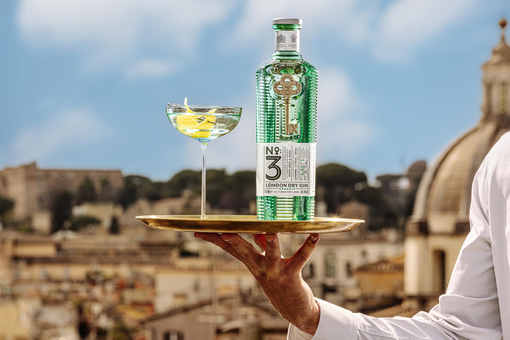 No. 3 London Dry Gin Organic by Berry Bros. & Rudd | 1x0.7L | England | Intensiver Wacholdergeschmack