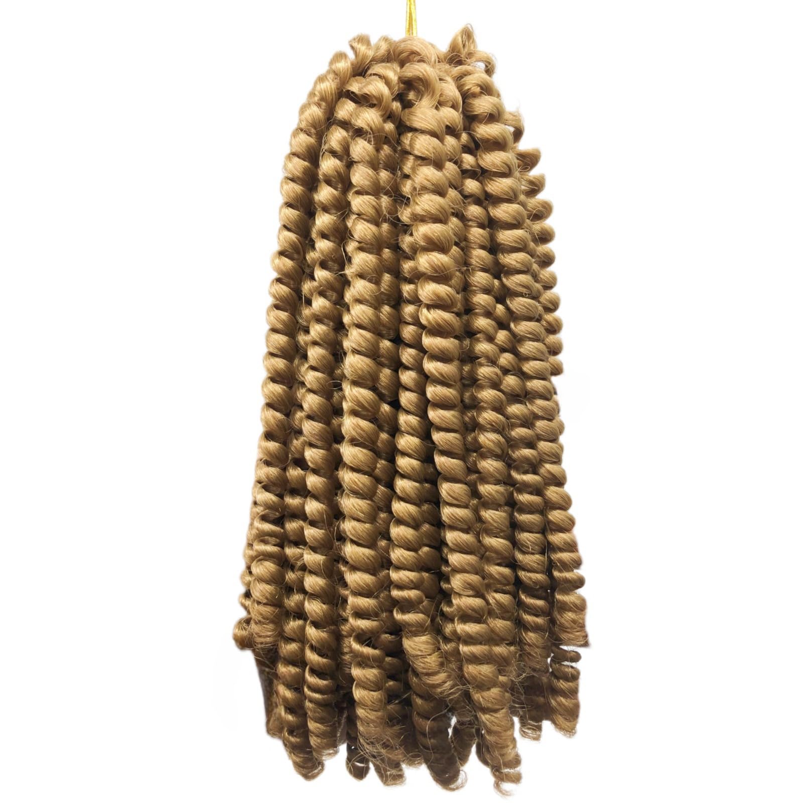 StarWell Blonde Spring Twist Hair for DIY Hairstyles Spring Twist Crochet Hair 8 Inch (Pack of 1, Blonde)